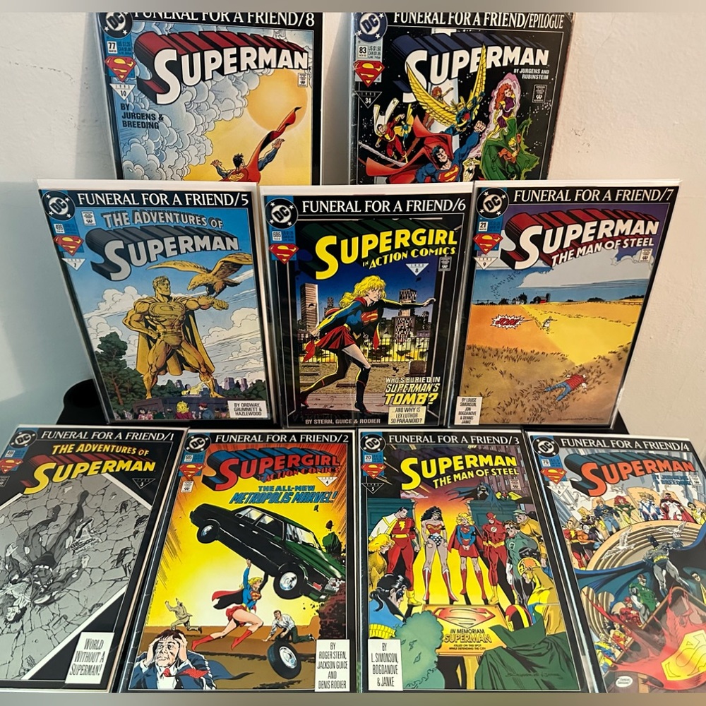 SUPERMAN: Funeral for a friend set